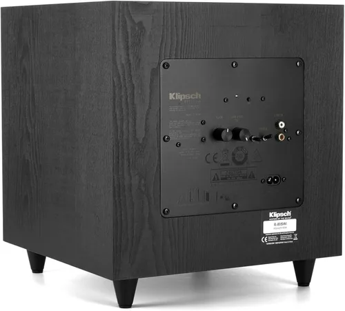 Miniatura 5 de Klipsch Altavoces para estantería R-51M (2 pares) con altavoz doméstico de canal central R-52C y subwoofer inalámbrico R-80SWi de 8 pulgadas y 150 W