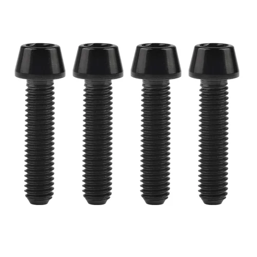Miniatura 20 de Titanio Ti M6 x 10 16 18 20 25 30 35 40 45 50 55 60 2.559 in Allen - Tornillos hexagonales de 2.559 in, tornillos cónicos, paquete de 4