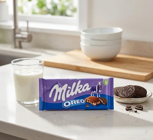 Miniatura 5 de Milka Chocolate con leche Oreo 3.53 oz (paquete de 10)