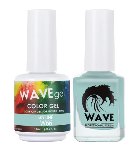Miniatura 168 de WAVEGEL - Juego dúo de gel y esmalte de uñas a juego - Colección Simplicity - #P109 Blizzard I 0.5 onzas