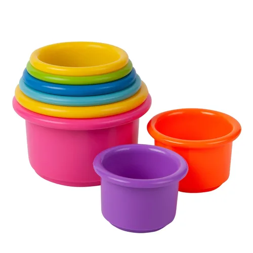 The First Years vasos para apilar, Multicolor