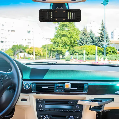 Miniatura 5 de ULTECHNOVO Kit universal de montaje en espejo retrovisor para cámara de salpicadero, panel de placa trasera de DVR para automóvil con soporte