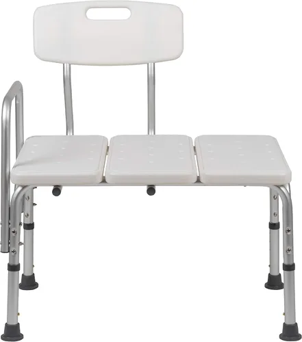 Miniatura 13 de Flash Furniture serie HERCULES - Silla para ducha, montaje rápido sin herramientas Blanco