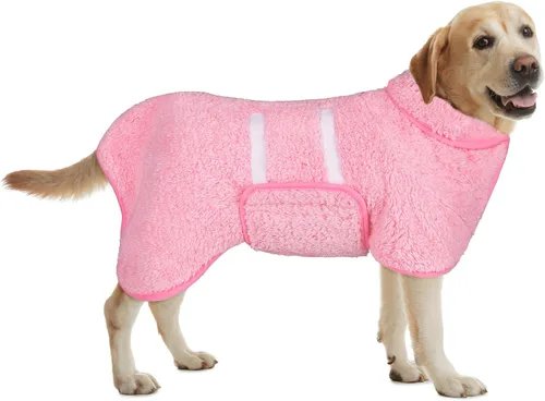 Miniatura 41 de Bienbee Bata de baño para perro, de secado rápido, súper absorbentes, para perros pequeños, medianos y grandes, abrigo de secado para después