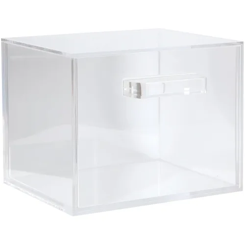 ForPro Premium Pure & Simple XL - Soporte acrílico para toalla facial con cajón, capacidad para 50 toallas faciales XL puras y simples, desechable,
