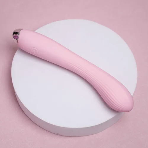 Miniatura 8 de Consolador vibrador suave de silicona completa para estimulación del clítoris y anal con 10 patrones de vibración, juguetes sexuales para adultos