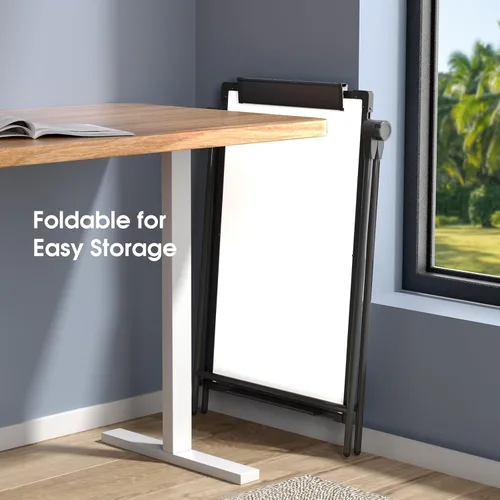 Miniatura 6 de MaxGear Pizarra blanca grande con soporte, 36 x 24 pulgadas, caballete grande de doble cara, pizarra blanca con soporte en A, pizarra de borrado