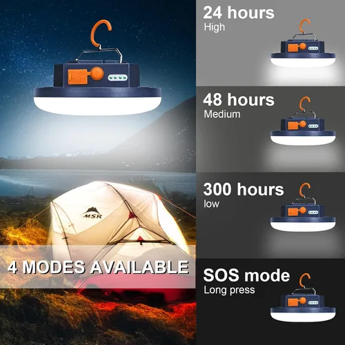 Miniatura 4 de IODOO Luz de camping recargable 16500mAh (15W)