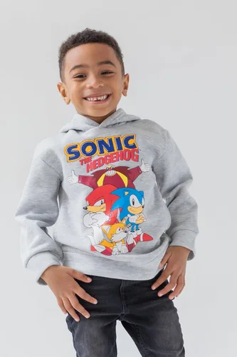 Miniatura 3 de SEGA Sonic the Hedgehog Tails Knuckles - Sudadera con capucha para niños pequeños y grandes