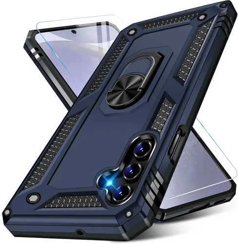 Miniatura 51 de Vaki Funda para Samsung Galaxy S22 5G con protector de pantalla integrado de grado militar, cubierta dura y resistente, funda resistente para Galaxy