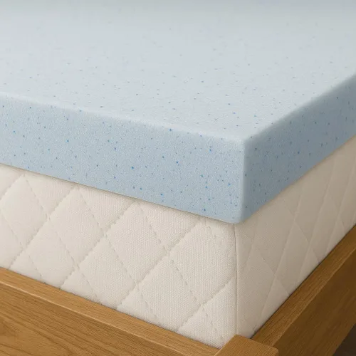 Miniatura 3 de LOUNJ Cubrecolchón de espuma viscoelástica de gel, fabricado en Estados Unidos (Full XL)