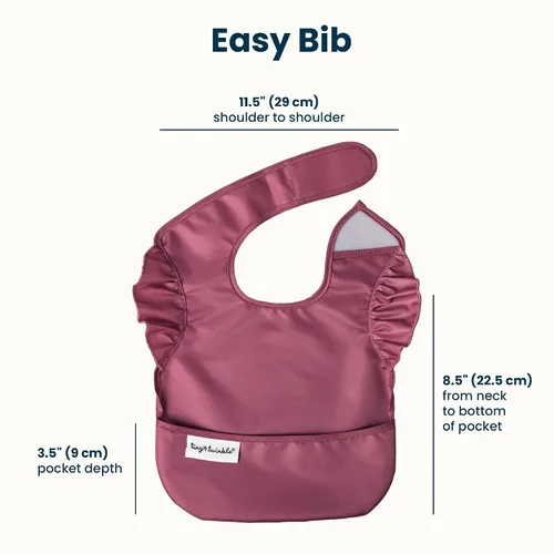Miniatura 4 de Tiny Twinkle Baberos a Prueba de Derrames para Bebés para Comer Baberos Impermeables y Limpiables para Niños Pequeños con Bolsillo Universal