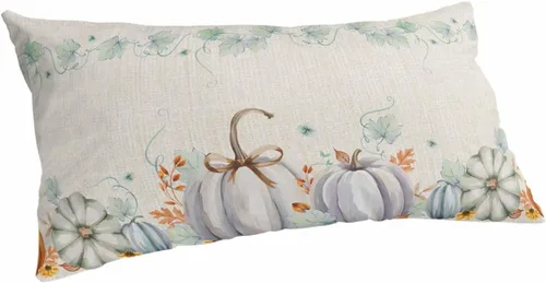 Miniatura 8 de Funda de almohada corporal de árbol del bosque gris, fundas de almohada suaves decorativas para sofá largo lumbar con cierre de sobre, madera