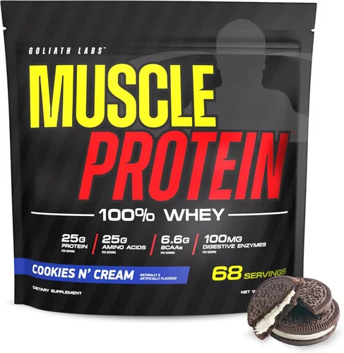 Miniatura 13 de COLOSSAL LABS Muscle Protein - Polvo de suero de leche [5 libras/paquete de 1] – Filtrado en frío, 0.88 oz de proteína pura, 0.18 oz de BCAA