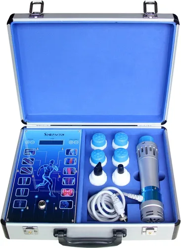 Máquina portátil de terapia de ondas de choque para masajeador muscular corporal, alivio del dolor, espalda, cintura, pierna y codo de golf, onda de