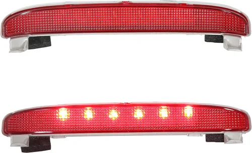 Miniatura 8 de ECOTRIC Tercera luz de freno LED compatible con Honda Civic EX 2006-2011 Reemplazo de cupé de 2 puertas para 34270SVAA01 lámpara de freno de montaje