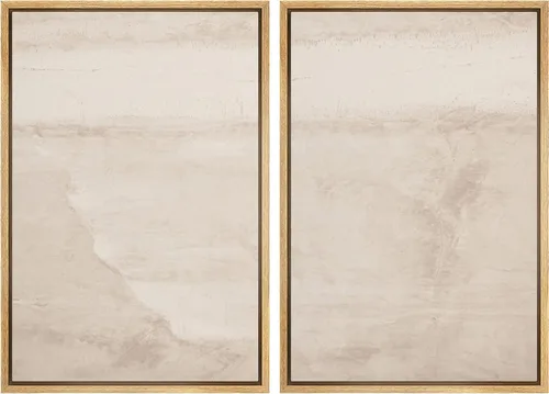 Miniatura 143 de MUDECOR Lienzo enmarcado para pared, bosque brumoso, reflejos, paisaje tranquilo, ilustraciones modernas, arte decorativo, bohemio, tranquilo/zen