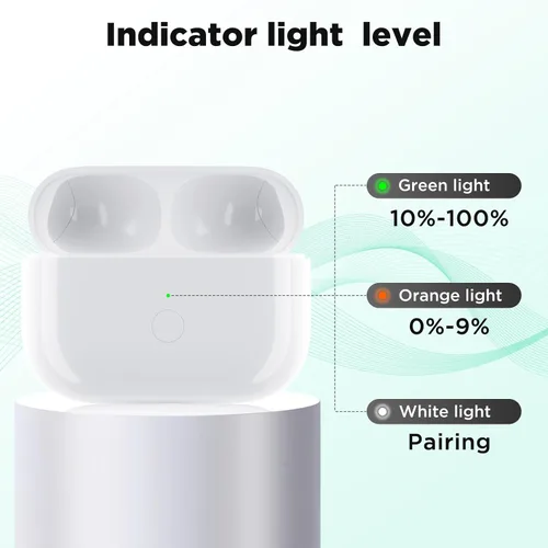 Miniatura 6 de Funda de carga inalámbrica para Airpod Pro 2 para Air Pod Pro 1/2, funda de carga de repuesto para Airpod Pro con puerto USB-C, botón