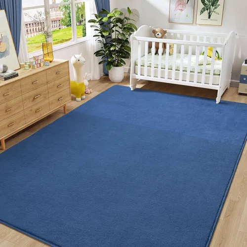 Miniatura 8 de Amearea Alfombras modernas para dormitorio, sala de estar, alfombra de espuma viscoelástica gruesa de 4 x 6 pies, alfombra de espuma viscoelástica