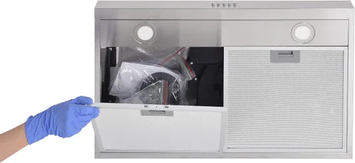 Miniatura 9 de Alemania Campana Extractora para Debajo del Gabinete de 30 Pulgadas, Ventilador de Escape de Cocina de Acero Inoxidable 300 CFM, Campana Extractora