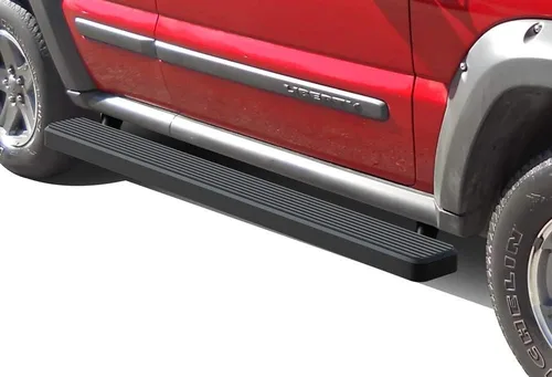 Miniatura 12 de APS Estribos de 6 pulgadas, color negro mate, compatibles con Jeep Liberty 2002-2007 de 4 puertas