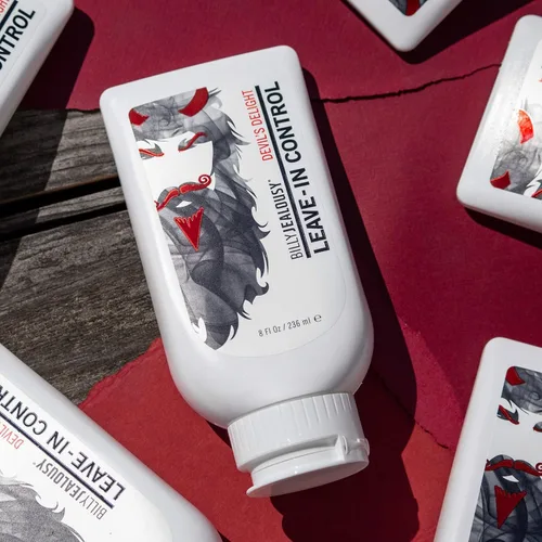 Miniatura 6 de Billy Jealousy Acondicionador de barba sin enjuague para hombres con jugo de hoja de aloe y aceite de semilla de jojoba, suaviza el cabello