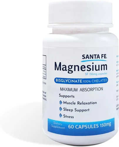Miniatura 2 de Ballena Azul Dietético Magnesio (Bisglicinato) 100% Quelatado - Máxima absorción, Suplemento para Apoyar: Alivio del estrés, sueño, salud Herat