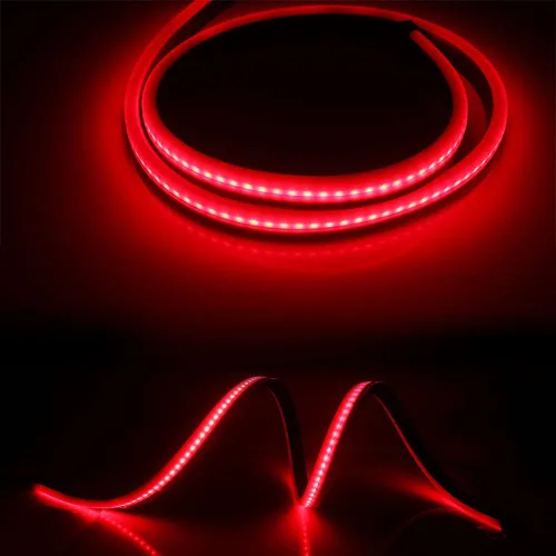 Miniatura 5 de Keiurot Tira de luz LED de tercera luz de freno con señal de giro secuencial, luz de advertencia de doble flash, lámpara de luz de freno flexible