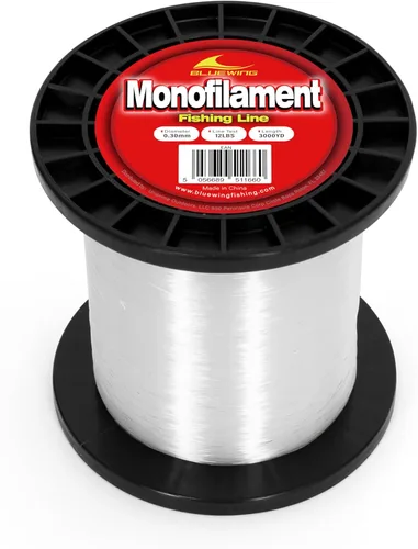 Miniatura 26 de BLUEWING Sedal de pesca monofilamento 6,8,10,12,15,20,25,30,40,50,60,80,100,130,250,300,400 libras, 50,100,500,1000,3000 yardas, hilo de pescar mono