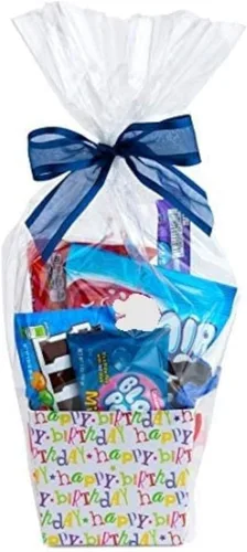 Bolsas transparentes de celofán de 16 x 24 pulgadas/10 x 61 cm, para cestas pequeñas y regalos, 1.2 milímetro de grosor