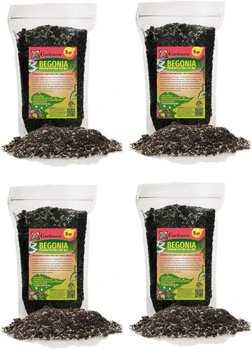 Miniatura 5 de Eleva tu begonia con la mezcla orgánica de tierra de Gardenera - Cultiva flores más saludables y vibrantes - 1 cuarto de galón