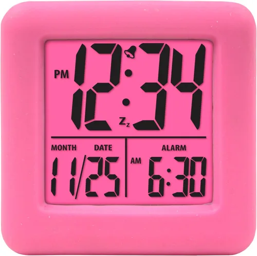 Miniatura 10 de Equity 70913 Reloj despertador digital de silicona azul con retroiluminación bajo demanda