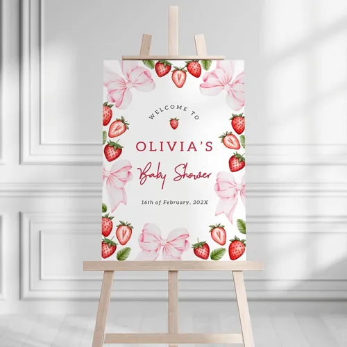 Miniatura 9 de Letrero de bienvenida editable de flores silvestres para baby shower, letrero de mariposa para baby shower, letrero con nombre personalizado