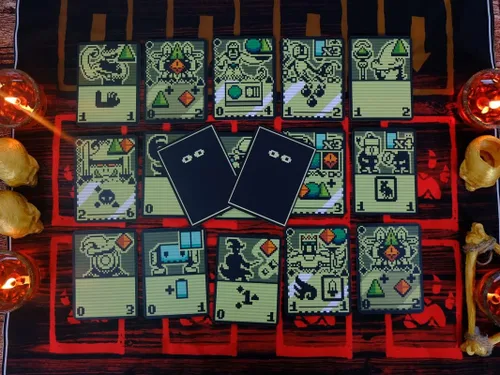 Miniatura 4 de Juego de cartas de inscryption con 255 cartas laminadas Totalmente elegible para juego de 2 jugadores