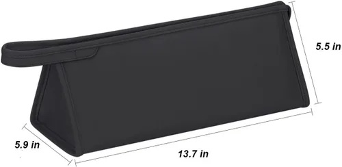 Miniatura 4 de Funda de viaje de piel sintética portátil para Dyson Airwrap Styler/Shark Airwrap, impermeable, antiarañazos, a prueba de polvo, a prueba de golpes