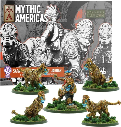 Miniatura 9 de Wargames Delivered Mythic Americas - Templo precolombino. Figuras de acción de fantasía de 1.102 in en miniatura para juegos de guerra, miniaturas