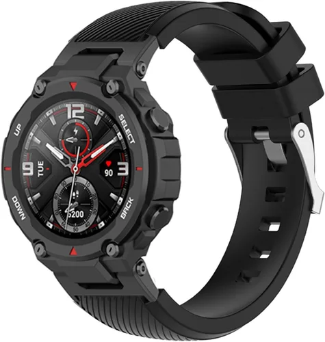 Miniatura 8 de Correas de repuesto para reloj Amazfit T-Rex para mujeres y hombres, correas de repuesto ajustables de silicona deportiva para Amazfit T-Rex A1918