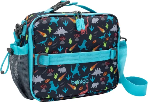Miniatura 12 de Bentgo Kids Prints Lunch Bag - Double-Insulated, Reusable, for Kids 3+, Adjustable Strap; Holds Lunch Box/Water Bottle/Snacks; Easy-Clean