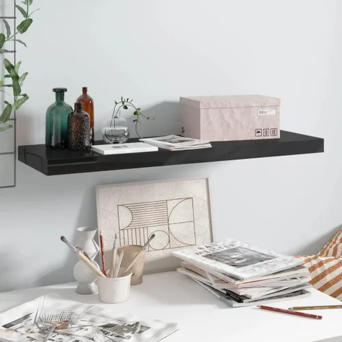Miniatura 152 de Estantes flotantes de pared, juego de 4 estantes decorativos para montar en la pared, estante colgante con soportes invisibles para decoración