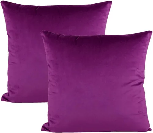 Miniatura 5 de Fundas de almohada de terciopelo de 16 x 16 pulgadas, color negro, fundas de almohada decorativas para sofá, fundas de almohada suaves, sólidas