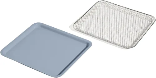Kit de Esenciales de Horno Maravilloso de Our Place | Cesta Extra para Freidora de Aire y Bandeja para Hornear con Revestimiento Cerámico