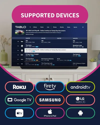 Miniatura 4 de DVR Tablo TV de 4ª Generación de 4 Sintonizadores para Televisión por Antena (OTA) - Mira, Pausa y Graba TV en Vivo, Noticias, Deportes y Películas