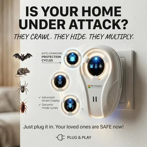 Miniatura 2 de T-27, repelente ultrasónico de control de plagas, electrónico y ultrasonido, repelente de enchufe para interiores, deshazte de roedores, ratones