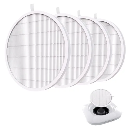 Miniatura 7 de MelodySusie Filtro de repuesto para colector de polvo de uñas, paquete de 2, filtro de polvo reutilizable para colector de polvo de uñas