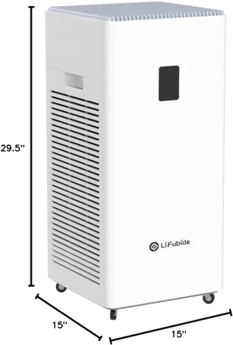 Miniatura 8 de Purificador de aire para habitación grande, H13 True HEPA, cobertura de 4555 pies cuadrados, 24 dB de bajo ruido para purificadores de aire de Y1000