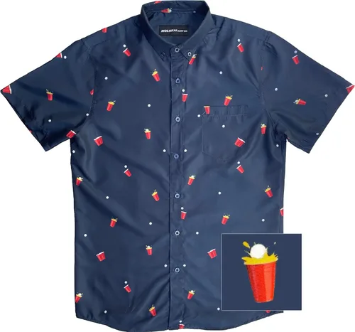 Miniatura 35 de Molokai Surf - Camisas hawaianas de manga corta con botones y corte ajustado