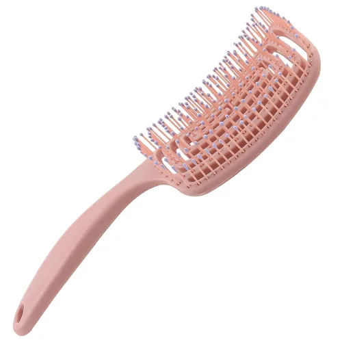 Miniatura 7 de Cepillo para desenredar en seco para cabello fino, grueso y rizado, cepillo de pelo curvado y ventilado para mujeres, hombres o niños, secado más