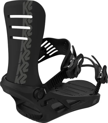 Miniatura 5 de K2 Formula - Fijaciones de snowboard para hombre, flexible sensible, soporte estable, control fiable, para todo tipo de montaña, estilo libre Negro