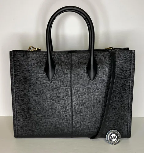 Miniatura 8 de Michael Kors Mirella MD EW Logo Tote Bag incluido con gran cartera Continental y gancho para bolso