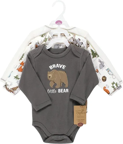 Miniatura 2 de Touched by Nature Unisex Baby Organic Cotton Long-sleeve Bodysuits